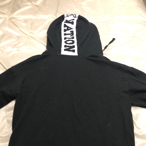 VICTORIA’S SECRET PINK BLACK PULLOVER HOODIE - Picture 6 of 6